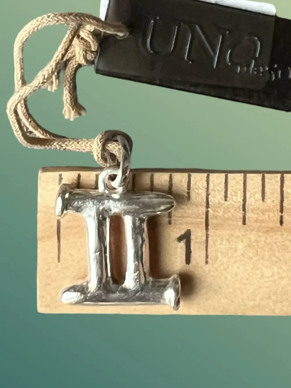 Gemini Sterling Silver-Plated Charm by UNO de 50 - Picture 4 of 4